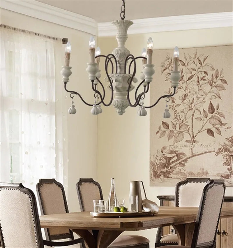 Rustic Iron Pendant Chandelier Vintage Industrial Lamps Ceiling Lighting Fixtures