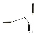 Adjustable Retro Wall Lamp with Long Arm and LED E27 Light