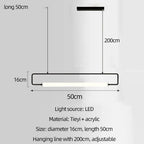 Nordic Chandelier for Bar Restaurant Kitchen Coffee Shop Minimalist Decor Lighting