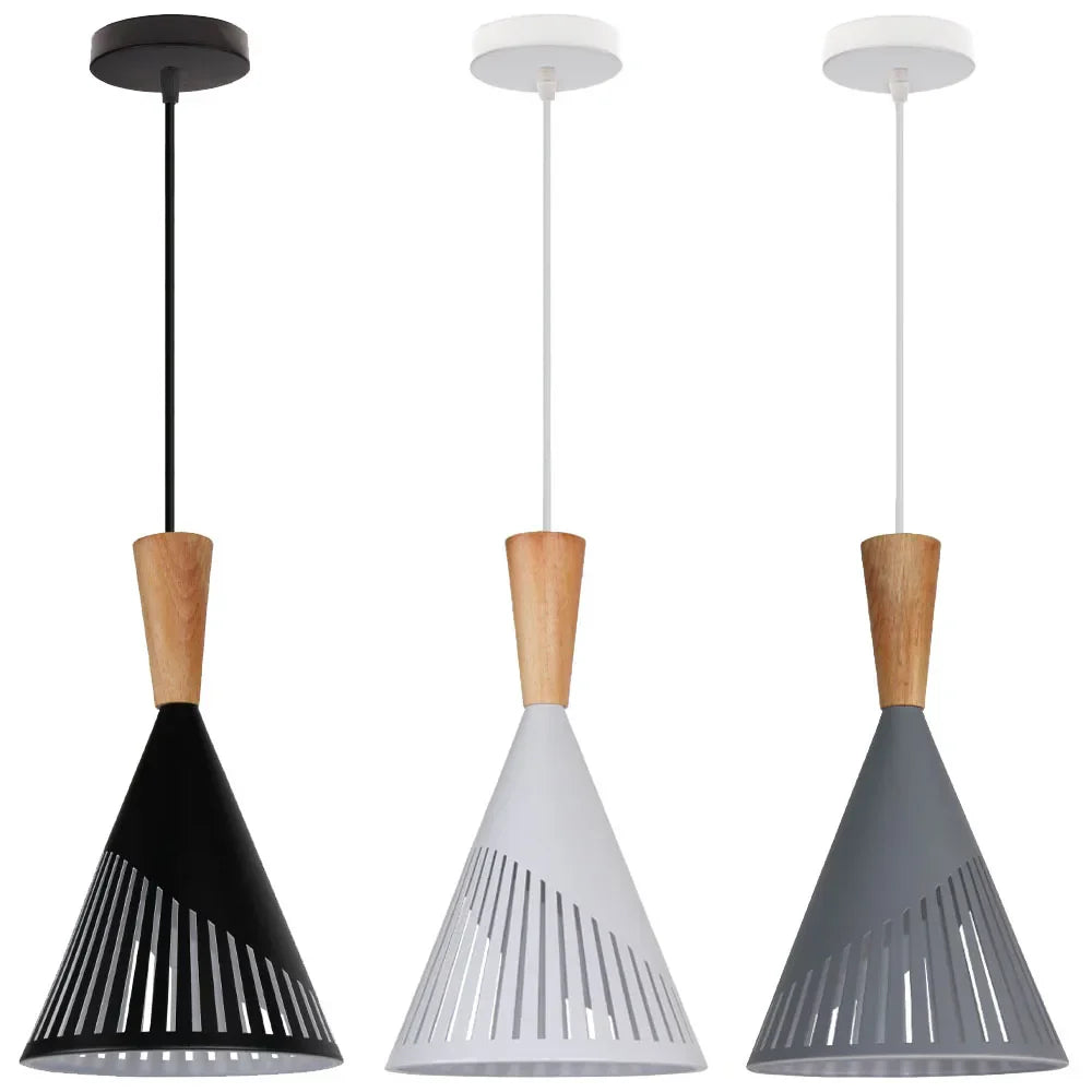Industrial Vintage Pendant Light Modern Nordic Loft Hanging Lamp LED