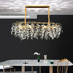 Modern Crystal Chandelier: Luxury Home Décor Lighting for Living Room & Lobby