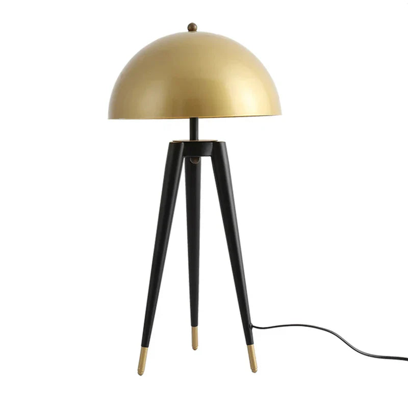 Tripod Mushroom Floor Lamp Vintage Design for Living Room Bedroom Home