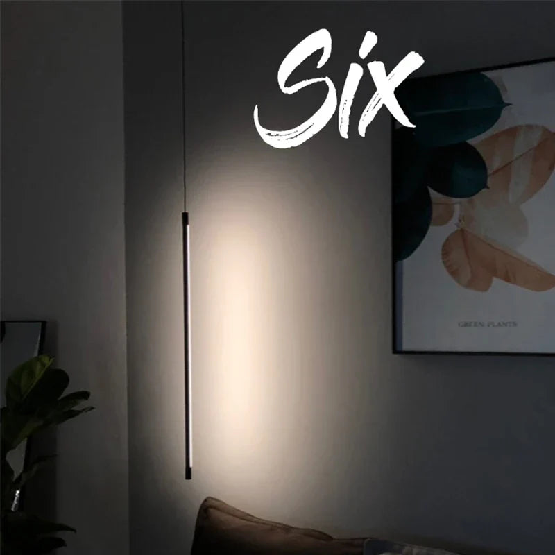 LED Long Line Chandelier for Living Room and Bedroom