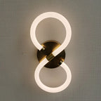 Acrylic Ring LED Wall Lamp for Modern Indoor Decor, Living Room Bedroom Lighting