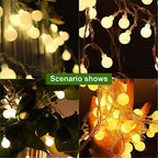 LED Globe Ball String Lights for Indoor Outdoor Decor