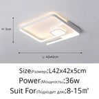 Modern LED Chandelier for Living Dining Bedroom Ceiling Decor Lighting