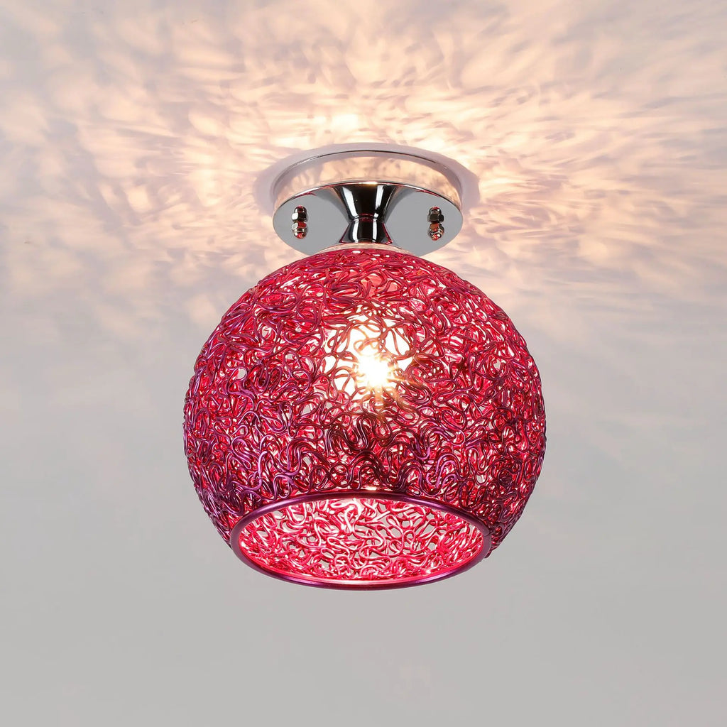 Glass Ball LED Ceiling Lights for Home Decor and Minimalist Living Rooms