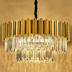 Modern Crystal Chandelier LED Light for Living Room Hotel Restaurant Bedroom