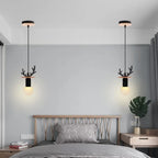 LED Wood Ceiling Pendant Light Vintage Retro Loft Hanging Lamp Suspension E27