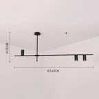 LED Ceiling Chandelier: Scandinavian Post-modern Designer Hanging Lamp for Dining & Living Room