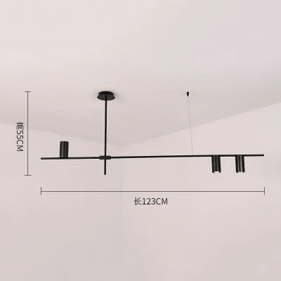 LED Ceiling Chandelier: Scandinavian Post-modern Designer Hanging Lamp for Dining & Living Room