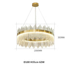 Crystal Chandelier Pendant Light Modern Luxury Dining Room Bedroom Lamp