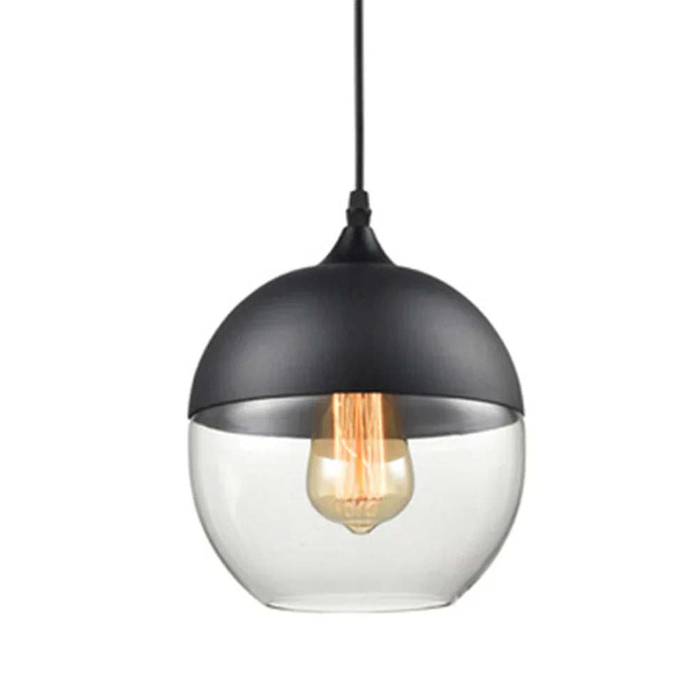 Modern Loft Glass Pendant Lamp LED Hanging Lights - Kitchen, Restaurant, Living Room