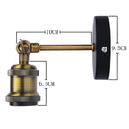 Industrial Loft Wall Lamp, Retro Wall Light for Home Decor, E27 Bulb Lighting