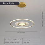 Acrylic Remote Control Chandelier: Modern Nordic Lighting for Home Decor