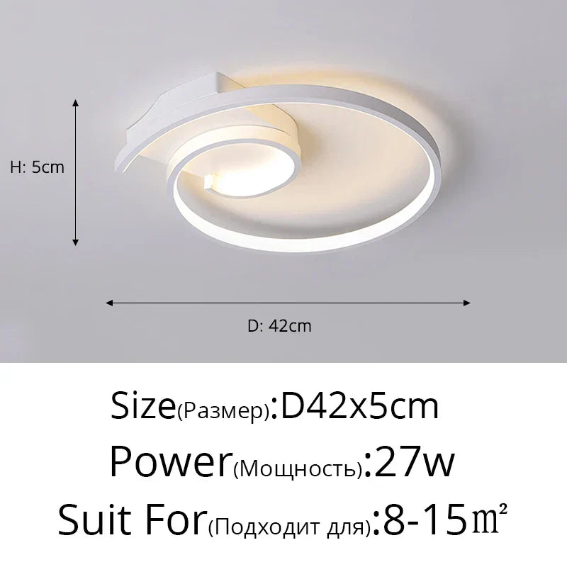 Modern LED Chandelier for Living Dining Bedroom Ceiling Decor Lighting