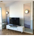 Golden Glass Ball Wall Sconce Light Fixture for Modern Home Lighting