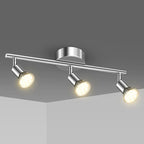 6 Head LED Ceiling Light GU10 Adjustable Angle Spot Lamp for Living Room Bedroom