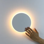 LED RGB Round Wall Lights: Acrylic Touch Sensitive, Remote Controlled Bedroom Indoor Decor
