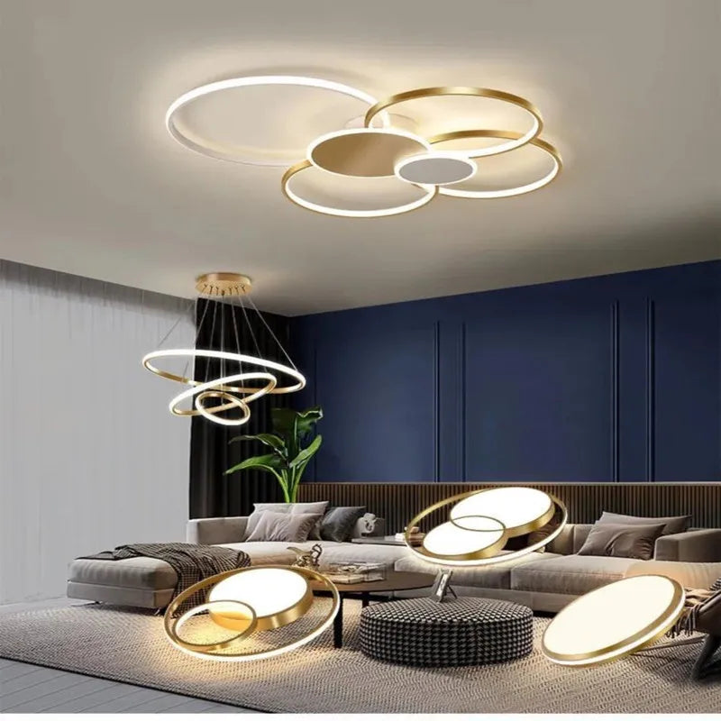 LED Ceiling Chandelier Light for Living Room Bedroom Dining Hall Indoor Lighting Fixtures