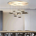 Mercury Collection LED Glass Pendant Lamp - Silver Luxury Designer Lighting