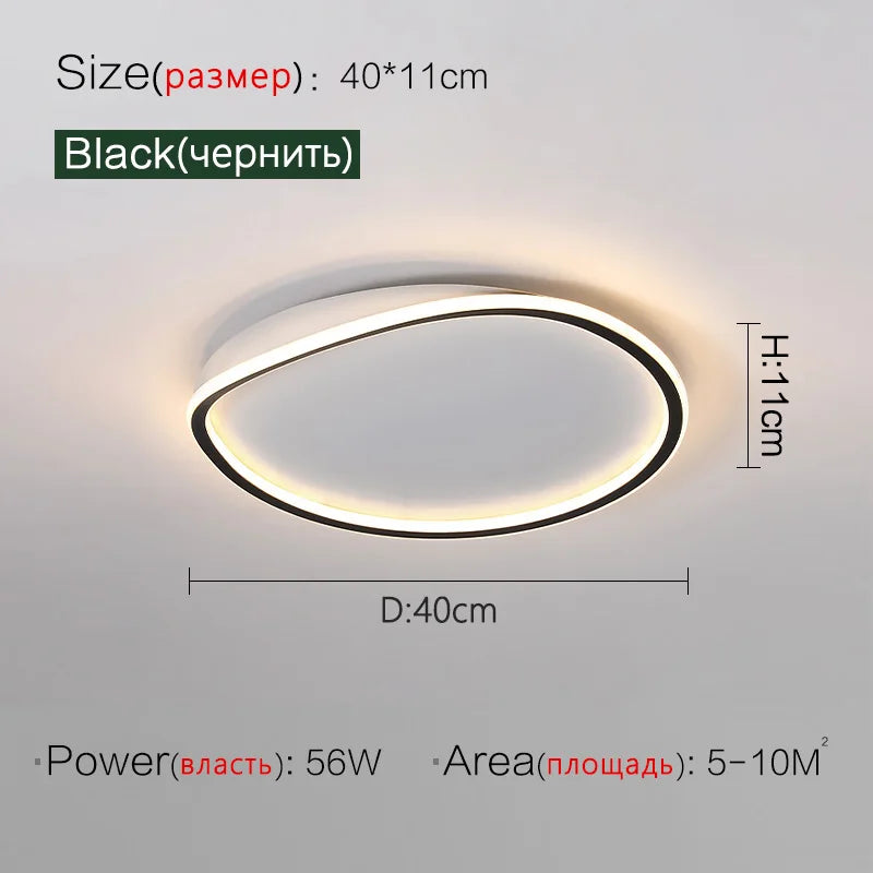 Modern LED Ceiling Lamp for Living Room, Study, Dining Room, Bedroom