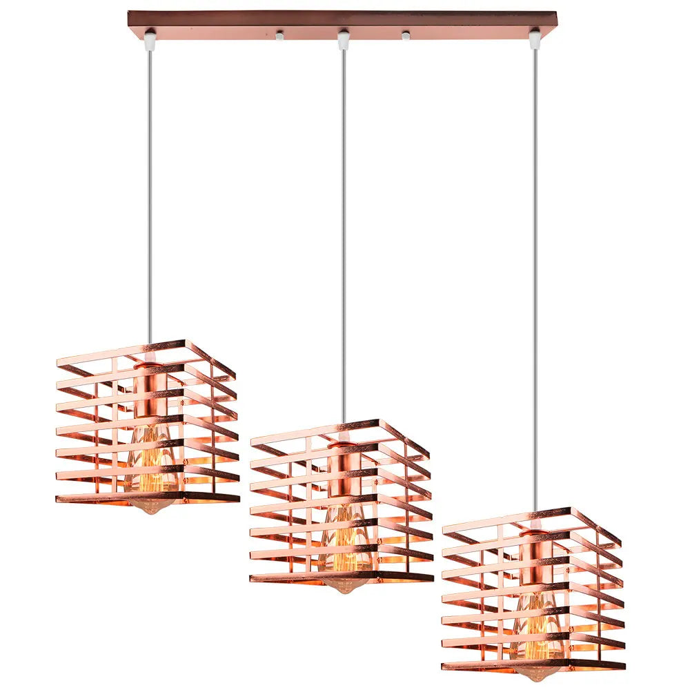 Industrial Vintage LED Pendant Light for Home Living Room Decor