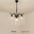 Crystal LED Chandelier: Luxury Indoor Lighting for Home, Kitchen, Living Room