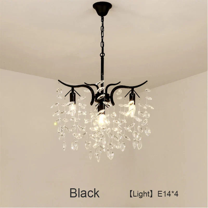 Crystal LED Chandelier: Luxury Indoor Lighting for Home, Kitchen, Living Room