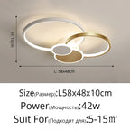 LED Ceiling Chandelier Light for Living Room Bedroom Dining Hall Indoor Lighting Fixtures