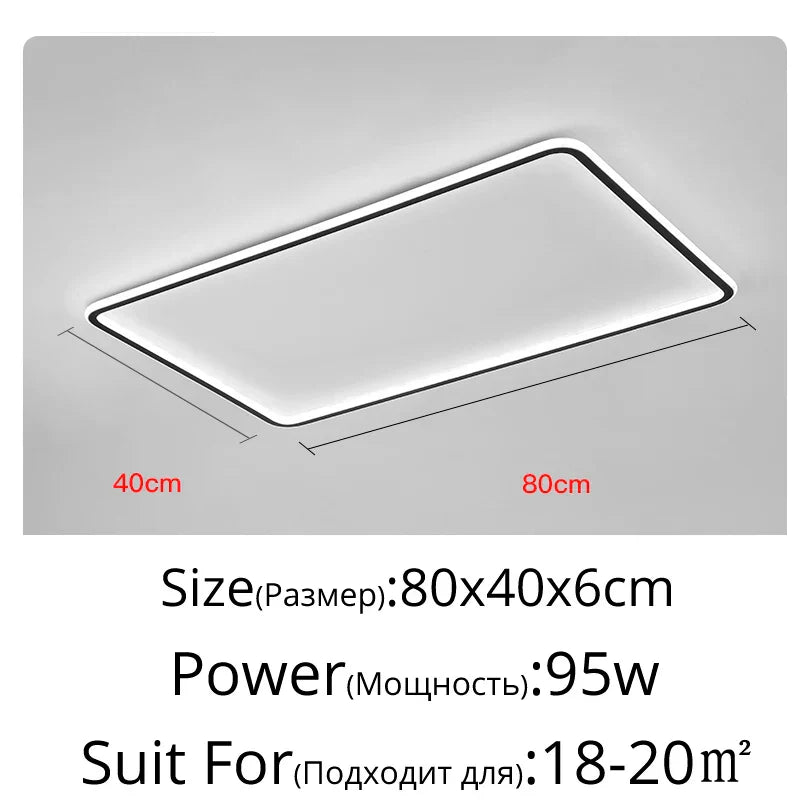 Modern Dimmable LED Ceiling Chandelier for Living Bedroom Study Room Lighting