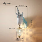 Unicorn Wall Lamp for Children's Room Decor