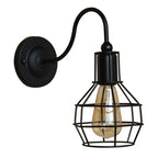 Industrial Iron Wall Sconce E27 Retro Loft Vintage LED Light Fixture
