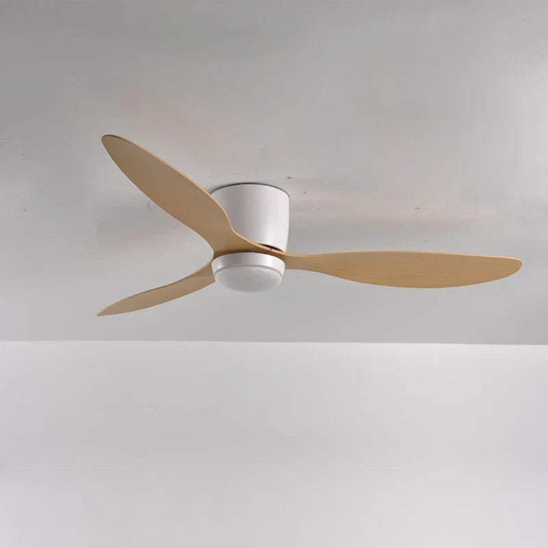 White LED Ceiling Fan Light with Remote Control