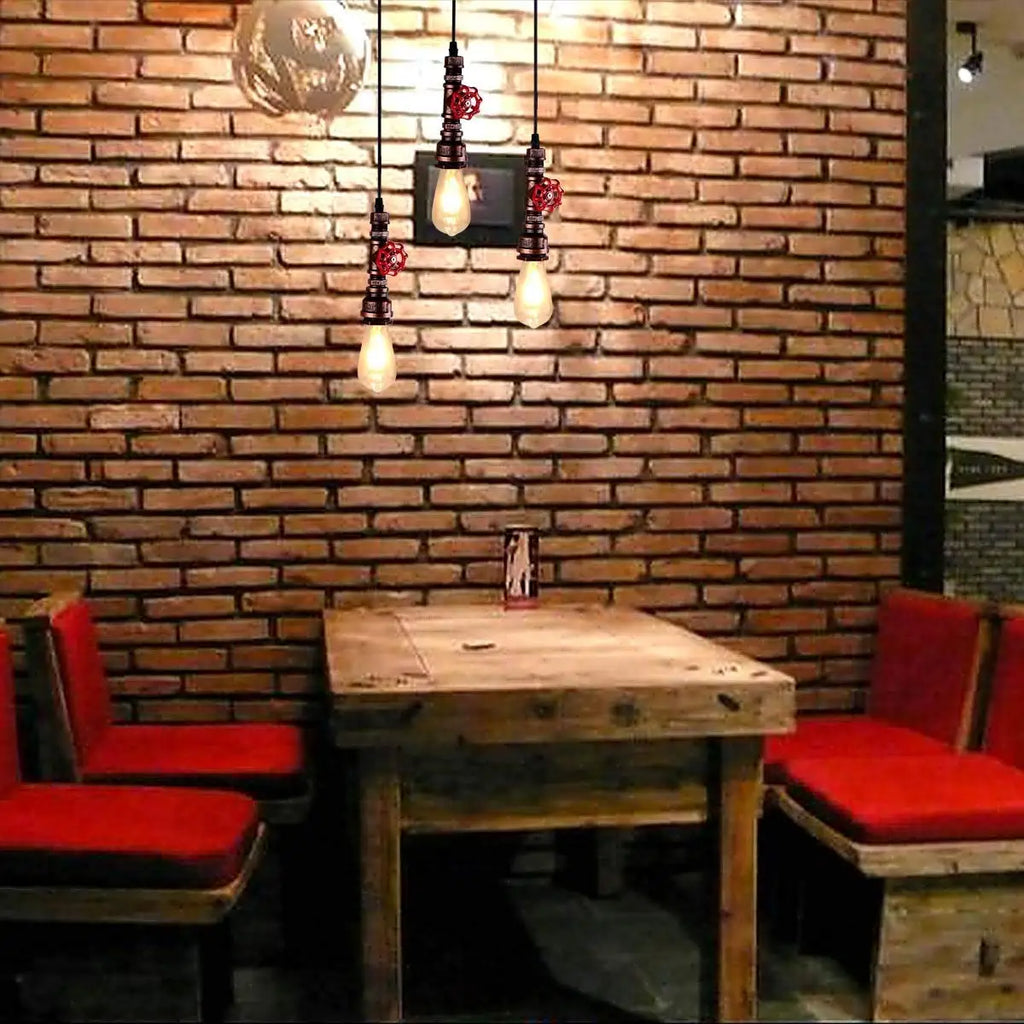 Industrial Retro Loft Pendant Light Water Pipe Ceiling Lamp