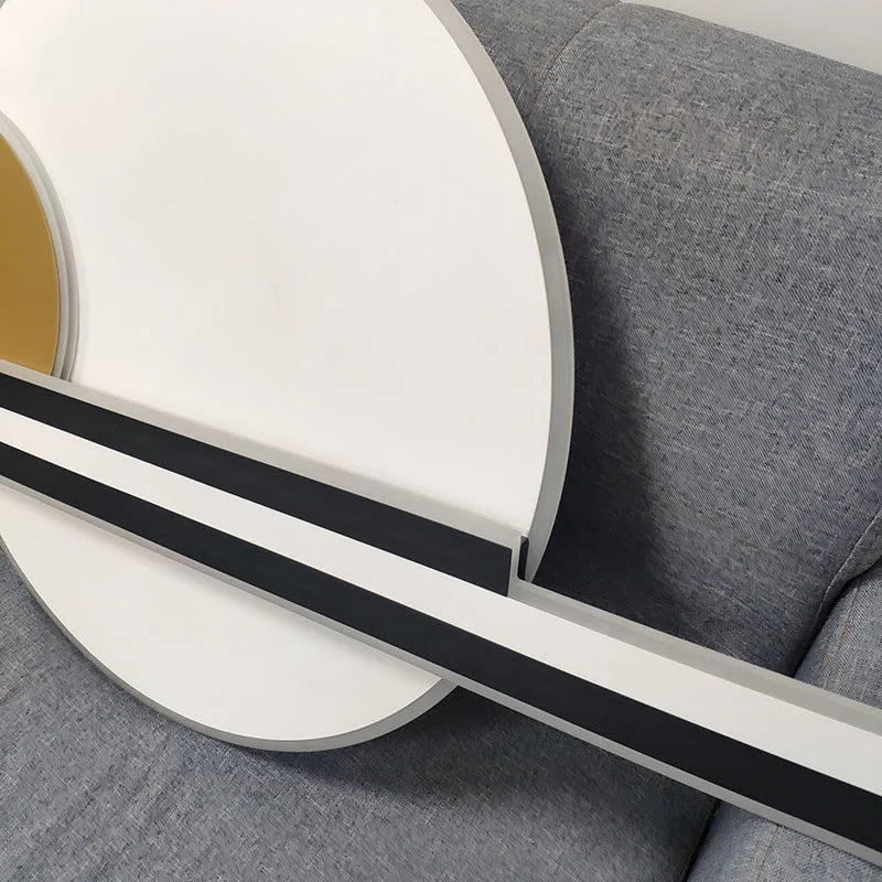 Modern Outdoor Wall Lamp Gold Color IP65 Waterproof LED Sconce Light