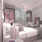 Moon Star LED Pendant Light for Kids Bedroom Christmas Decor