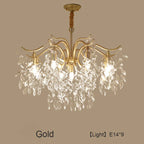 Crystal LED Chandelier: Luxury Indoor Lighting for Home, Kitchen, Living Room