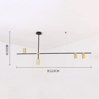 LED Ceiling Chandelier: Scandinavian Post-modern Designer Hanging Lamp for Dining & Living Room