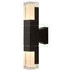 Outdoor LED Wall Lamp Gold Black Sconce IP65 Waterproof Garden Lighting