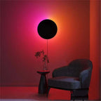 LED RGB Round Wall Lights: Acrylic Touch Sensitive, Remote Controlled Bedroom Indoor Decor