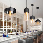 Modern Loft Glass Pendant Lamp LED Hanging Lights - Kitchen, Restaurant, Living Room