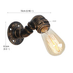 Rustic Edison Bulb Wall Sconces for Home Lighting Fixture
