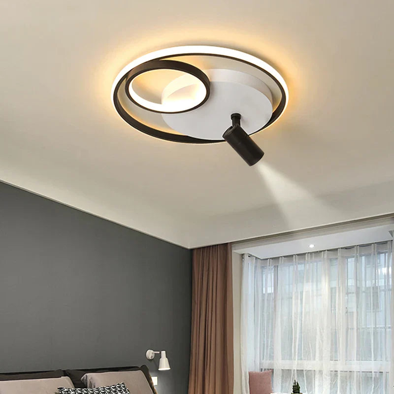 Nordic Gold Chandelier: Dimmable Remote Ceiling Light for Bedroom & Living Room
