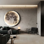 LED Moon Wall Lamp: Modern Nordic Bedroom Decor Lighting