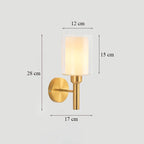 Luxury Glass Wall Lamp Brass Color Home Art Deco Sconce Wall Lights