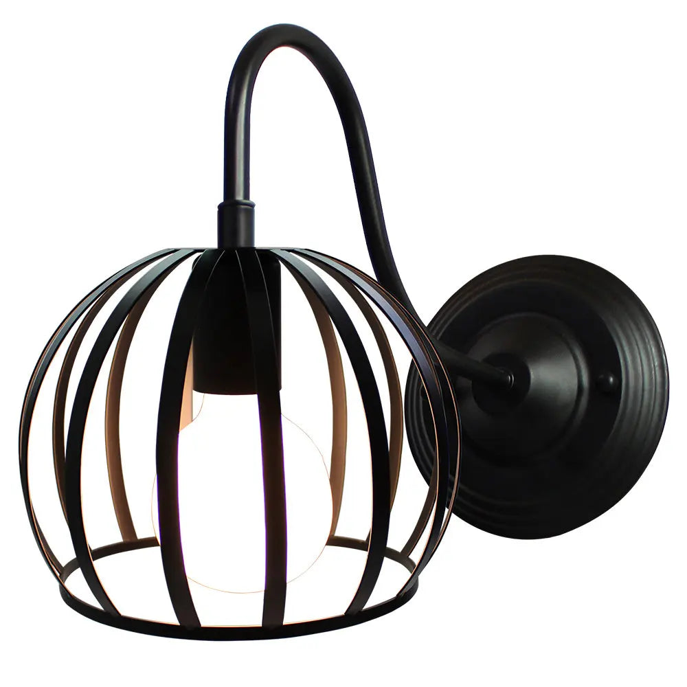 Industrial Iron Wall Sconce E27 Retro Loft Vintage LED Light Fixture