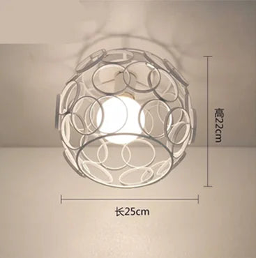 Nordic Industrial LED Ceiling Lights for Home Bedroom Living Room Kitchen