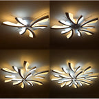 Modern LED Acrylic Ceiling Lights 3/5/9/12/15heads for Living Room Bedroom Home