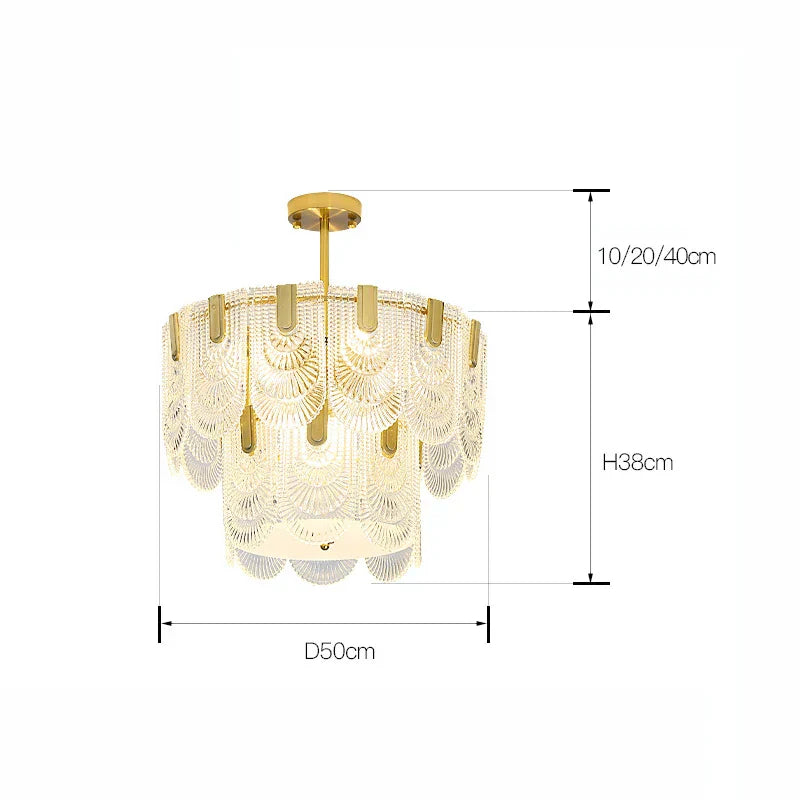 Luxe Palace Ceiling Chandelier - Elegant LED Lighting for Home and Hotel
